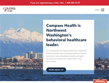 Tablet Screenshot of compasshealth.org